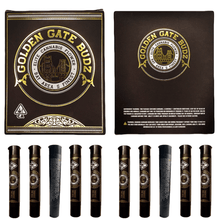 Load image into Gallery viewer, GOLDEN GATE BUDZ | 10x Pre-Roll Box Set – Includes Matching Doob Tubes