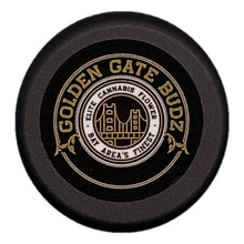 Load image into Gallery viewer, GOLDEN GATE BUDZ | 7mL Black Glass Jar | Child Resistant Concentrate Container