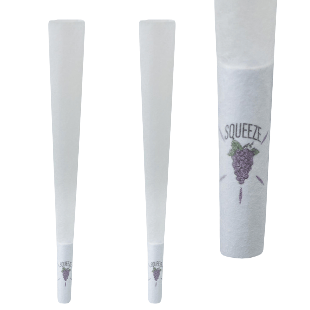 GRAPE Pearl Tip | Refined White | 109mm Pre-Roll Cones | 1 Gram Kingsize