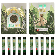 Load image into Gallery viewer, GREEN GOLD | 10x Pre-Roll Box Set – Includes Matching Doob Tubes