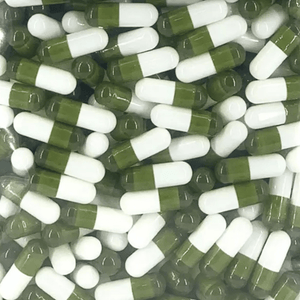 GREEN/WHITE 00 Gel Capsules | Microdose | Magic Mushrooms Shrooms