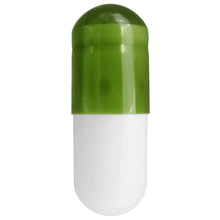 Load image into Gallery viewer, GREEN/WHITE 00 Gel Capsules | Microdose | Magic Mushrooms Shrooms