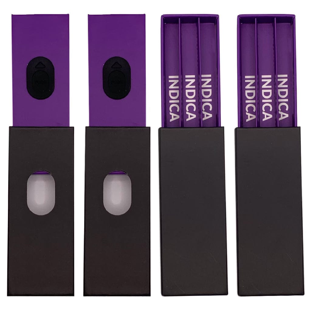 INDICA | Vape Cartridge Packaging | 3 Packs Boxes | Child Resistant |  Creative Labz: Packaging Solutions