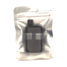Load image into Gallery viewer, MATTE BLACK/CLEAR Disposable Vape Bags | Tamper-Evident | 3.25&quot; x 5&quot;