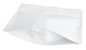 MATTE WHITE | 112g Mylar Bags | Resealable QP Barrier Bag Packaging | 112 Gram