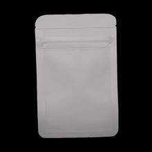 Load image into Gallery viewer, MATTE WHITE | 1g Mylar Bags | Resealable Barrier Bag Packaging 1 Gram
