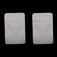 Load image into Gallery viewer, MATTE WHITE | 1g Mylar Bags | Resealable Barrier Bag Packaging 1 Gram
