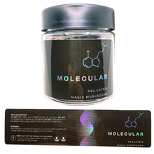 Load image into Gallery viewer, MOLECULAR | 3.5g Clear Plastic Jars | Child Resistant | Magic Mushroom 8th Packaging