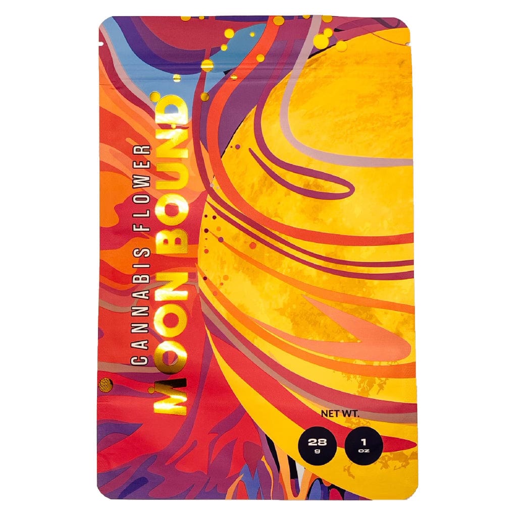 28g Mylar Bags | Resealable oz. Bag Packaging | MOON BOUND – Creative ...