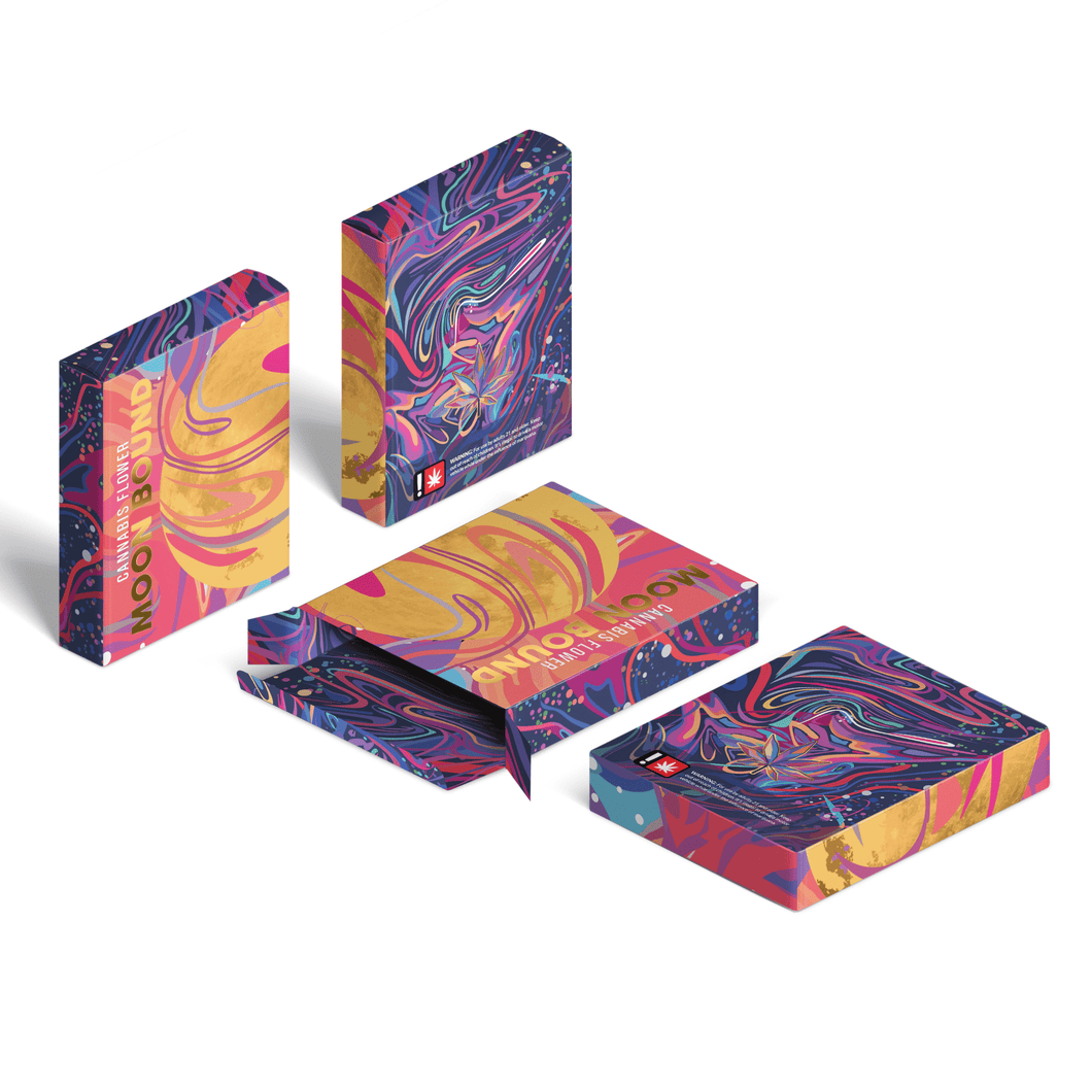 3.5g Mylar Bag Boxes | Resealable 8th Bag Packaging | MOON BOUND ...