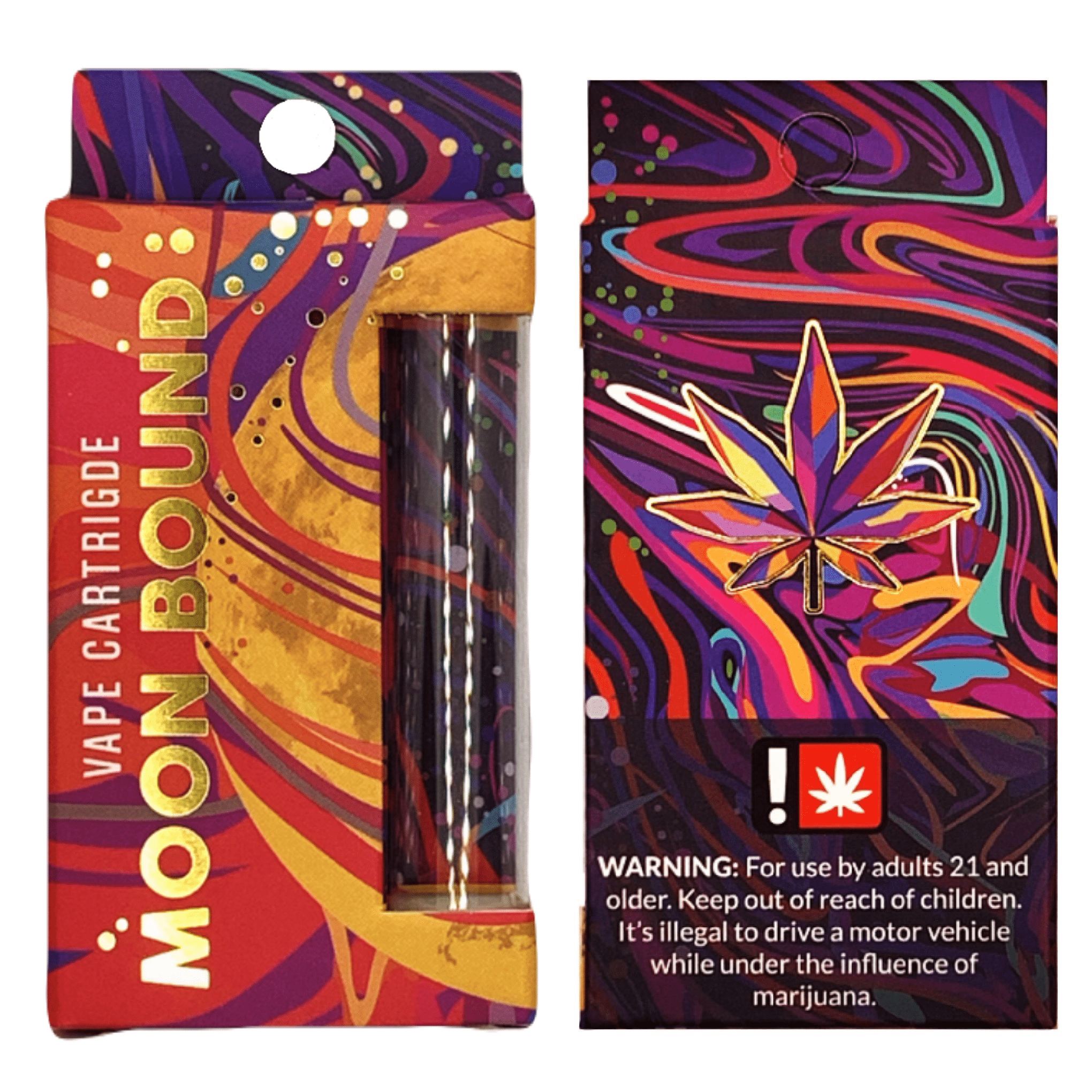 elfbar nachfüll pod läuft aus Cartridge Box Packaging | 0.5-1mL | MOON BOUND