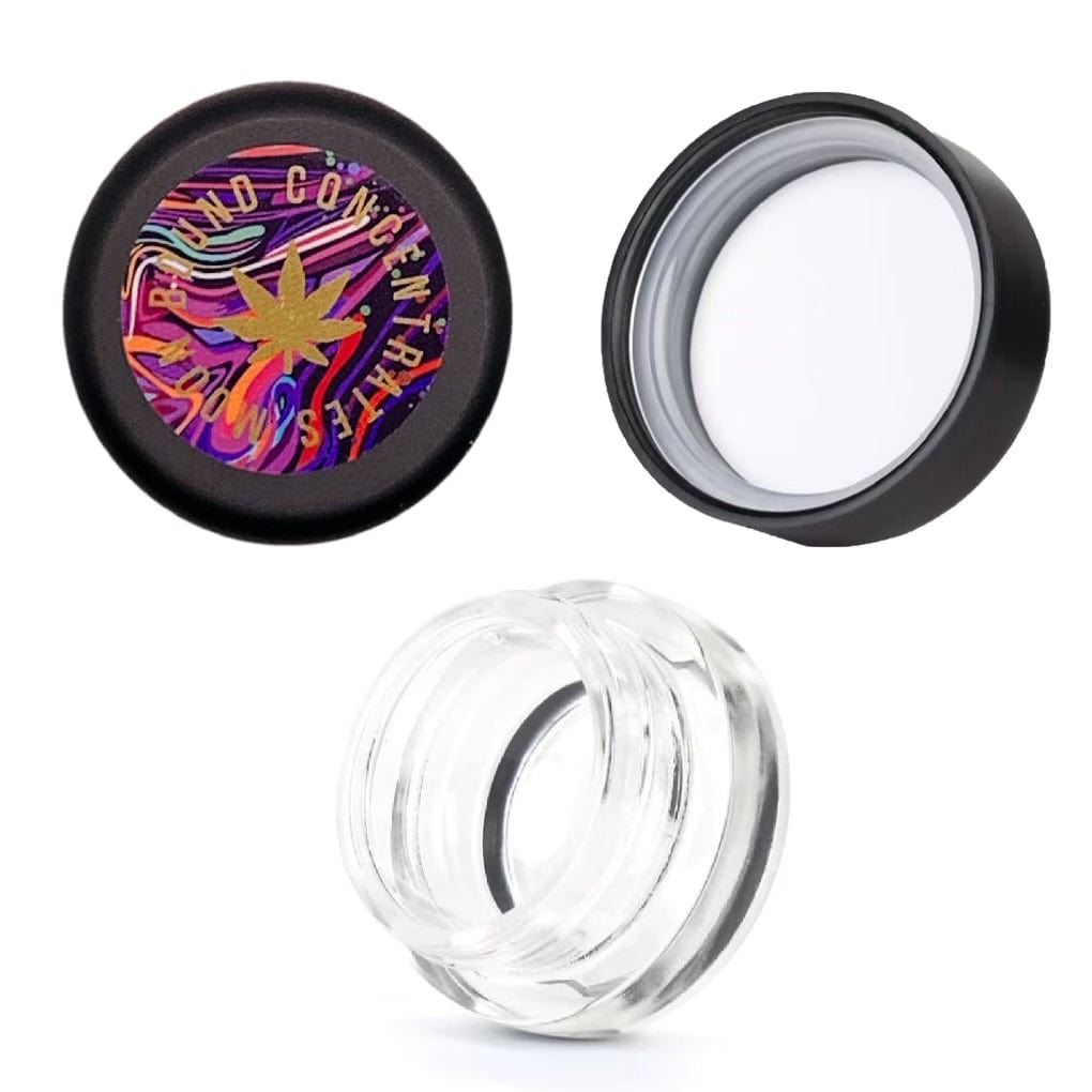 7mL Clear Glass Jar | Child Resistant Concentrate Container | MOON ...