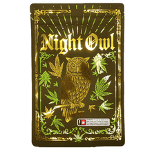 Load image into Gallery viewer, NIGHT OWL | 28g Mylar Bags | Resealable oz. Barrier Bag Packaging 28 Gram