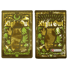 Load image into Gallery viewer, NIGHT OWL | 28g Mylar Bags | Resealable oz. Barrier Bag Packaging 28 Gram