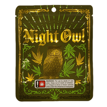 Load image into Gallery viewer, NIGHT OWL | 3.5g Mylar Bags | 8th Barrier Bag Packaging 3.5 Gram