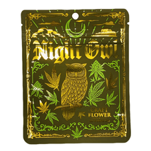 Load image into Gallery viewer, NIGHT OWL | 3.5g Mylar Bags | 8th Barrier Bag Packaging 3.5 Gram