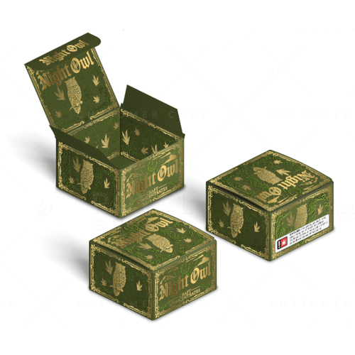 NIGHT OWL | Concentrate Container Box | Jar Packaging 5mL-7mL