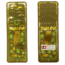 Load image into Gallery viewer, NIGHT OWL | Disposable Packaging Bags | Resealable Barrier Mylar Bag  | 2.25" x 6.7"
