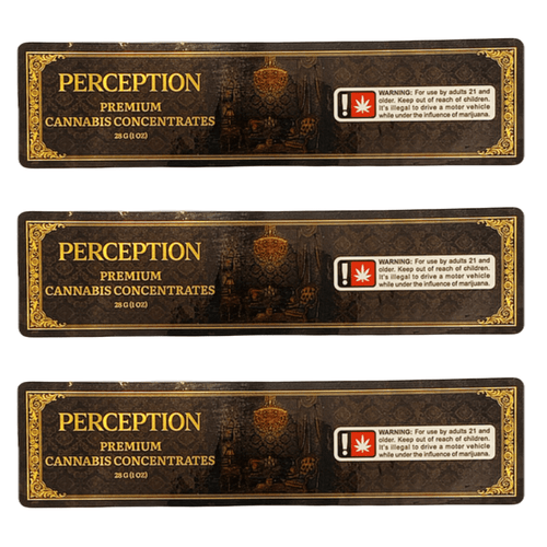 PERCEPTION | 28g Concentrate Jar Labeling | 1.5