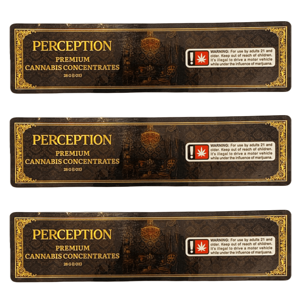 PERCEPTION | 28g Concentrate Jar Labeling | 1.5