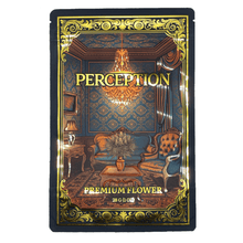 Load image into Gallery viewer, PERCEPTION | 28g Mylar Bags | Resealable oz. Barrier Bag Packaging 28 Gram
