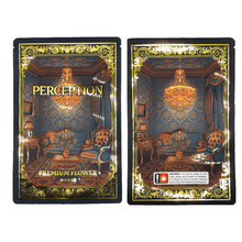 Load image into Gallery viewer, PERCEPTION | 28g Mylar Bags | Resealable oz. Barrier Bag Packaging 28 Gram