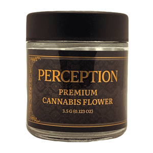 PERCEPTION | 3.5g Clear Plastic Jars | Child Resistant 8th Packaging
