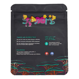 SHROOMS | 3.5g Mylar Bags | Child Resistant | Magic Mushroom 8th Packaging