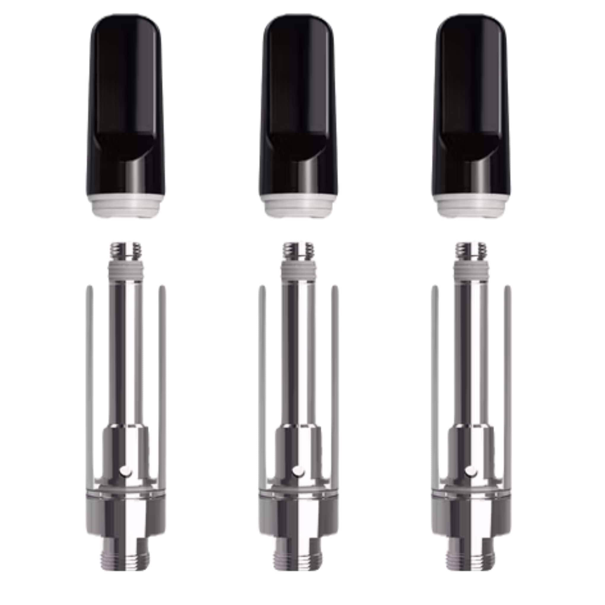 Stainless Steel 1mL Ceramic Coil Glass Cartridge | Creative Labz: Packaging Solutions Stainless Steel 1mL Ceramic Coil Glass Cartridge | Creative Labz: Packaging Solutions