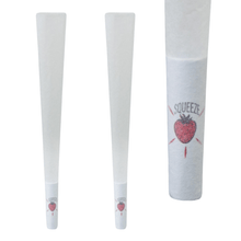 Load image into Gallery viewer, STRAWBERRY Pearl Tip | Refined White | 109mm Pre-Roll Cones | 1 Gram Kingsize