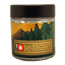 Load image into Gallery viewer, TREE | 28g Concentrate Container | Clear | Child Resistant Glass Jar | 3oz