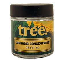 Load image into Gallery viewer, TREE | 28g Concentrate Container | Clear | Child Resistant Glass Jar | 3oz
