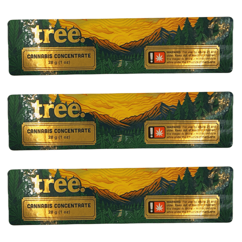 TREE | 28g Concentrate Jar Labeling | 1.5