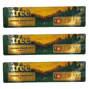 TREE | 28g Concentrate Jar Labeling | 1.5" x 6.5”