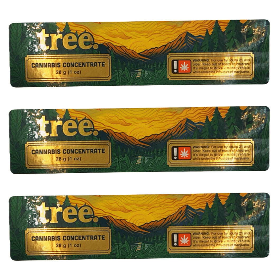 TREE | 28g Concentrate Jar Labeling | 1.5