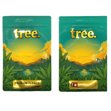 Load image into Gallery viewer, TREE | 28g Mylar Bags | Resealable oz. Barrier Bag Packaging 28 Gram