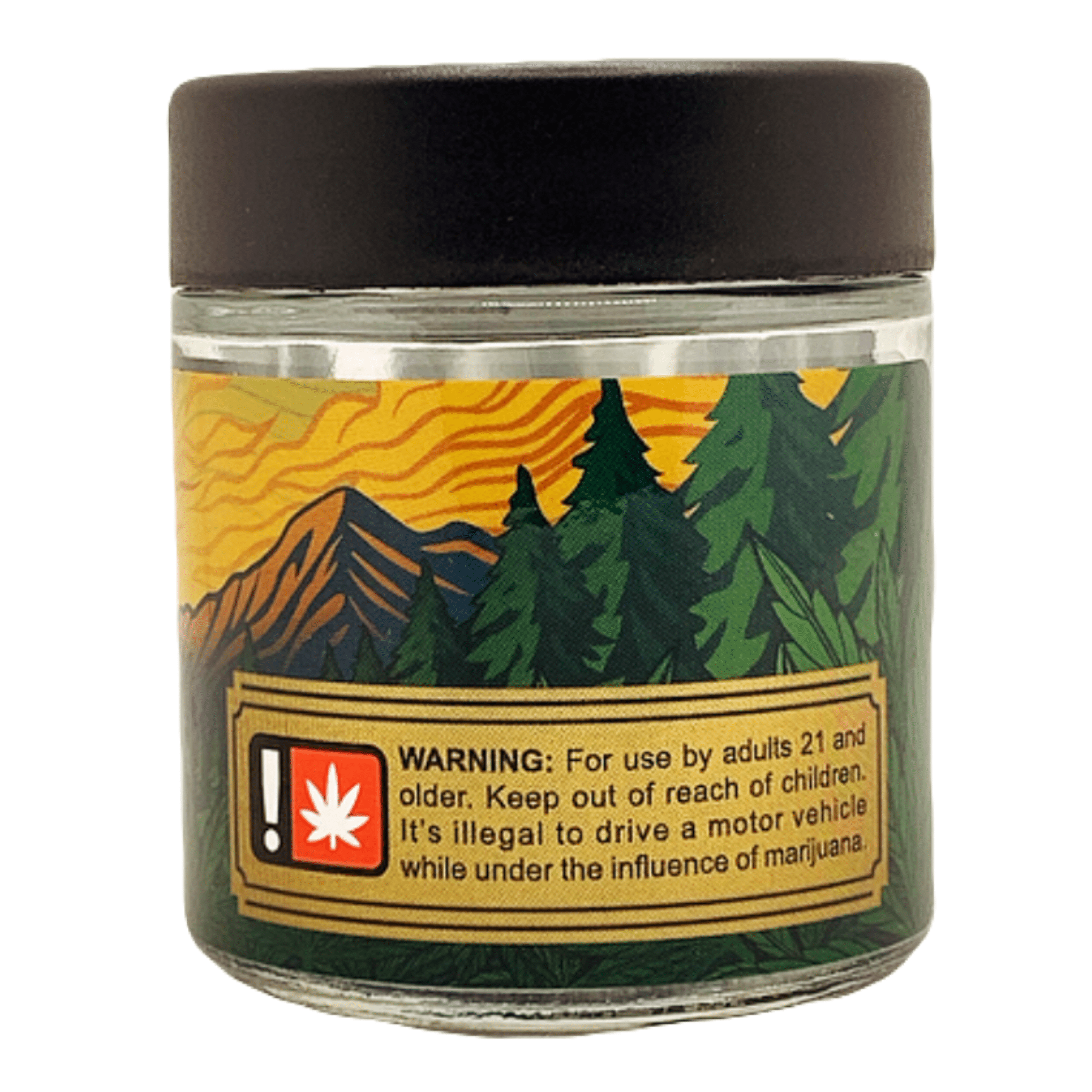 3.5g Clear Plastic Jars | Child Resistant 8th Packaging | TREE ...