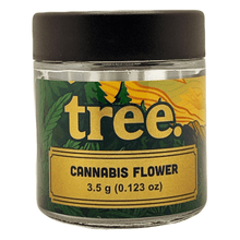 Load image into Gallery viewer, TREE | 3.5g Clear Plastic Jars | Child Resistant 8th Packaging