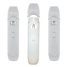 Load image into Gallery viewer, WHITE Ceramic | Disposable Vape Cartridge | 1 mL Window Tank | Pre-Heat Button | Rechargeable