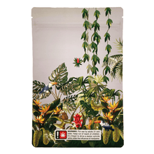 Load image into Gallery viewer, WHITE LOTUS | 28g Mylar Bags | Resealable oz. Barrier Bag Packaging 28 Gram