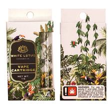 Load image into Gallery viewer, WHITE LOTUS | 510 Cartridge Box Packaging | 1mL