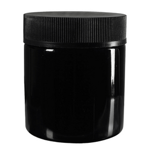 3.5g Black Glass Childproof 3oz 8th Jars