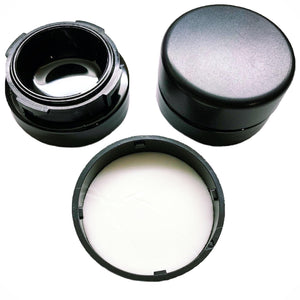 7 mL Circular Black Childproof Glass Jar