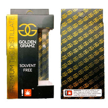 Load image into Gallery viewer, GOLDEN GRAMZ 510 Cartridge Box Packaging .5-1mL