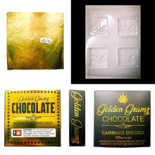 Load image into Gallery viewer, GOLDEN GRAMZ Chocolate Bar Packaging Kit (Boxes Foil &amp; Molds)