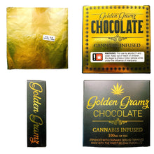Load image into Gallery viewer, GOLDEN GRAMZ Chocolate Bar Packaging (Boxes &amp; Foil)