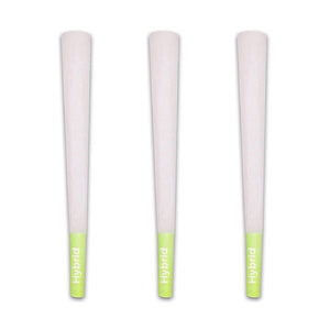 HYBRID Green Tipped 109 mm Pre-Rolled Cones - Refined White