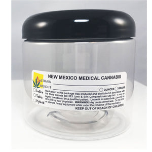 NEW MEXICO Cannabis State Warning Label | Strain Label | 3“ x 1“ | 500 Stickers