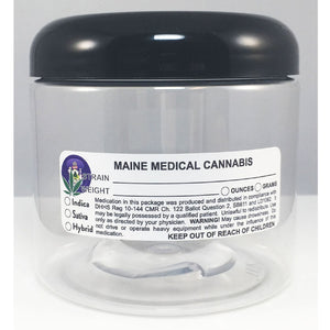 MAINE Cannabis State Warning Label | Strain Label | 3“ x 1“ | 500 Stickers