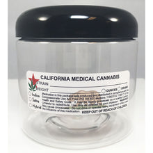 Load image into Gallery viewer, CALIFORNIA Cannabis Bear Warning Label | Strain Label | 3“ x 1“ | 500 Stickers